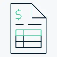 financial document icon
